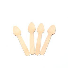 Disposable Wood mini Spoon 96mm 