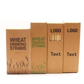 Wheat drinking Straw Box package 