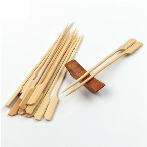 150mm Natural Disposable Bamboo Paddle Skewer 