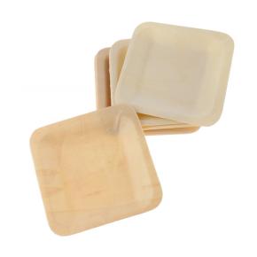 Disposable Wood Square Plate