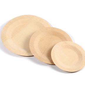 Disposable Bamboo Round Plate 