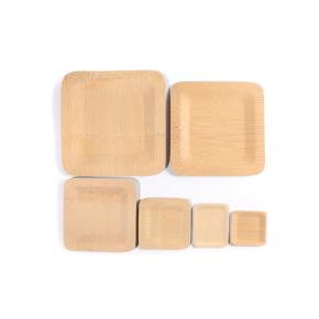 Disposable Bamboo Square Plate 