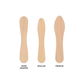 Different Size Disposable Wooden Ice Cream Spoons